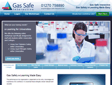 Tablet Screenshot of gas-safe-interactive.com